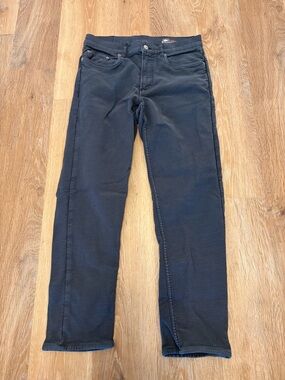 Faherty Men's Stretch Terry 5 Pocket Pants Dark Navy Straight Denim Size 31